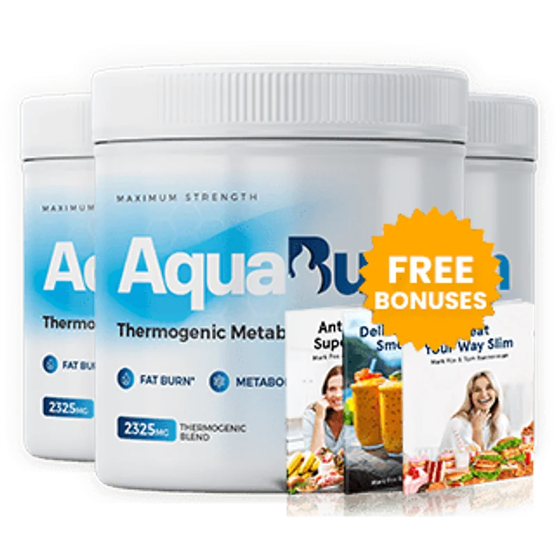 Aquaburn Natural Weight Management Formula — 3 Bottle / 90 Day Pack